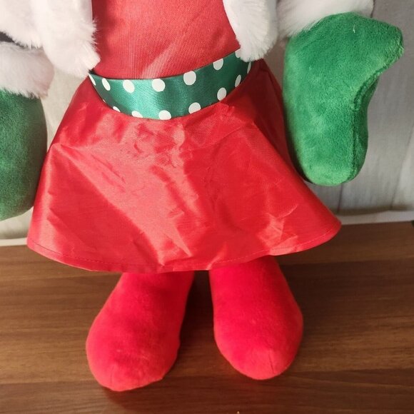 Gemmy Minnie Mouse Holiday Greeter Christmas 22" Tall Plush Standing - Picture 11 of 14